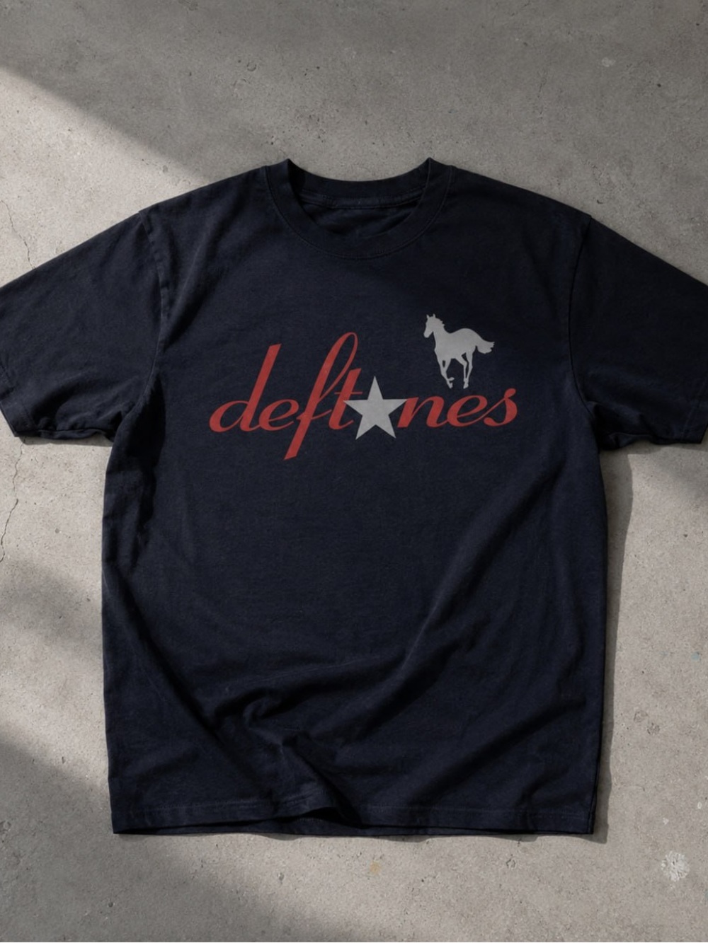 Deftones and Silver Horse Gildan Black Tee